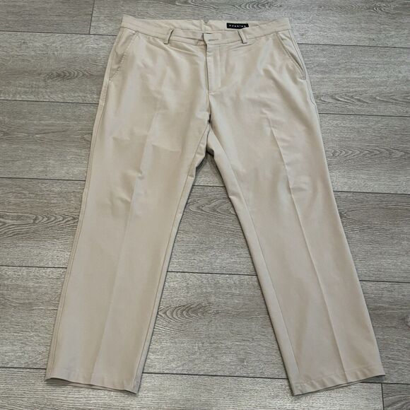 Dunning Mens 36x30 Everbest Golf Performance Straight Leg Flat Front Pants Lot - Picture 2 of 7